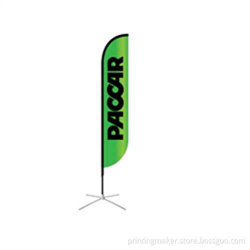 Outdoor Teardrop Feather Beach Flags / flying banners for events